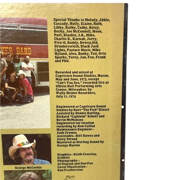The Marshall Tucker Band Searchin’ For A Rainbow Vinyl Record Country Western - Picture 4 of 11